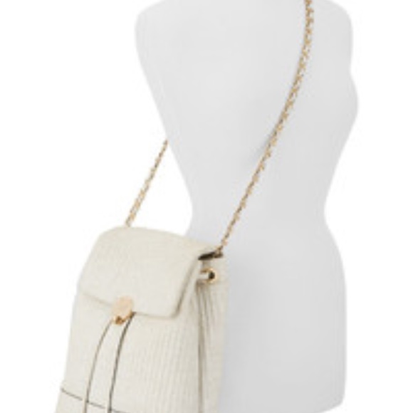 Henri Bendel No 7 Convertible Quilted Backpack Black Gold Hardware - Picture 14 of 14